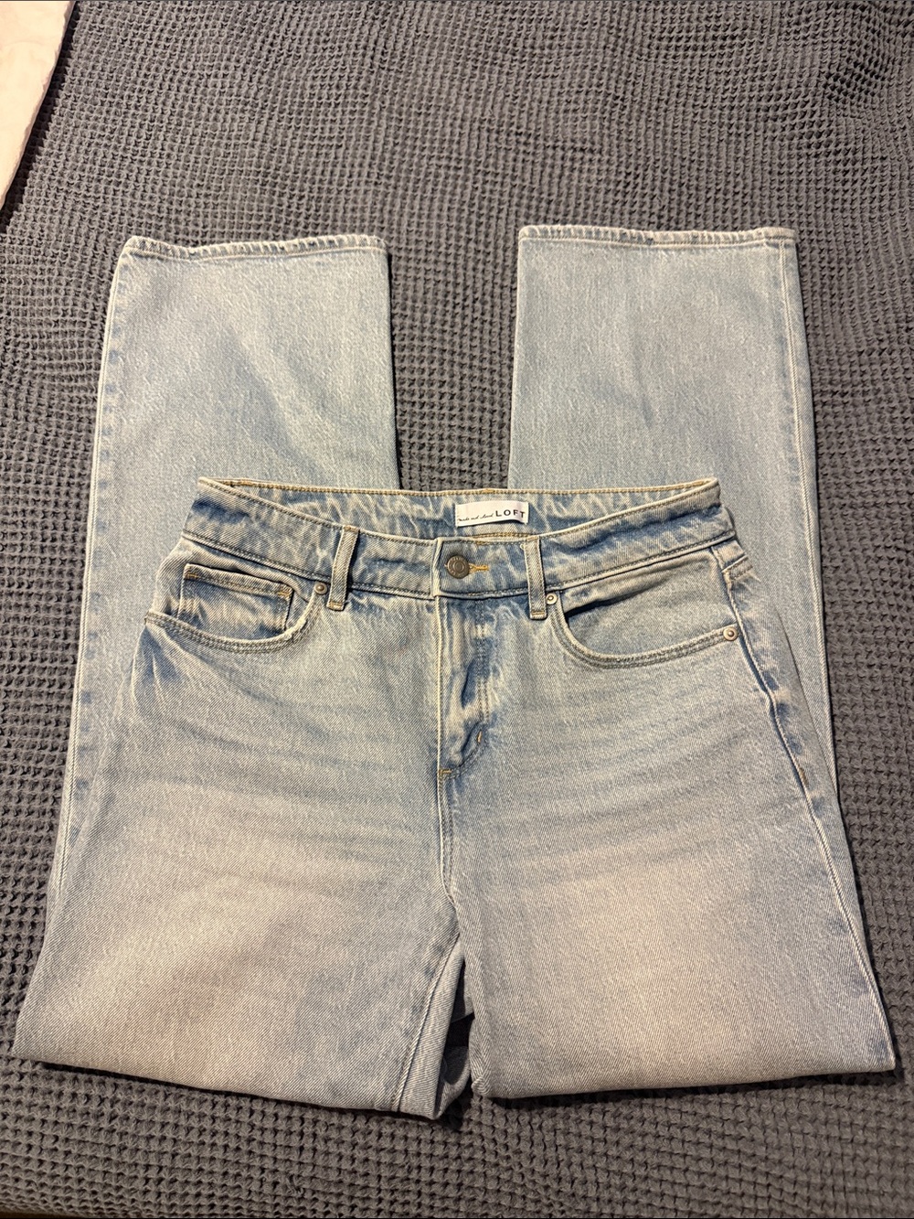 LOFT Light Blue Straight-Leg Women's Jeans